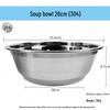 304 Stainless Steel Deep Mixing Bowl