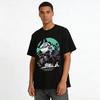 Cool Panda Off-Road Motorcycle Print Tee Trendy Street Style Casual Top Pure cotton T-shirt