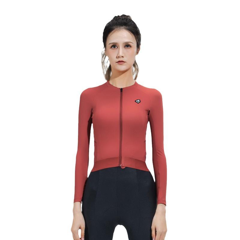 Lampada 2024 Women's Eco-Friendly Cycling Jersey - Breathable, Cool-Feel Raglan Long Sleeve Top