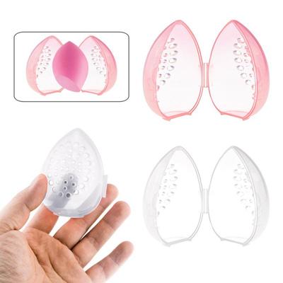 New Arrival Beauty Cosmetic Sponge Storage Box Makeup Powder Puff Empty-shaped Frame Transparent Puff Case Make Up Organizer Holders