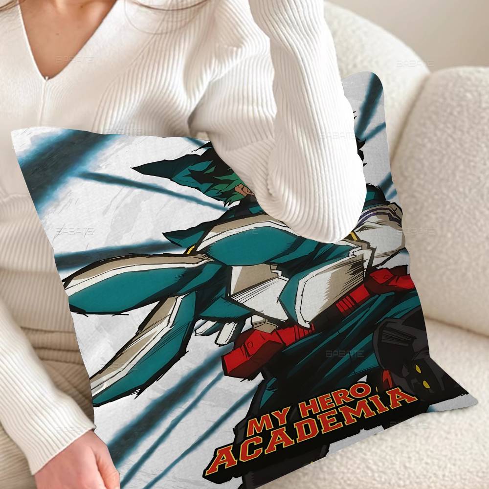 My Hero A-Academia Deku Cushion Cover Pillow Cover Decor Pillowcase Printed Cushion Case for Couch
