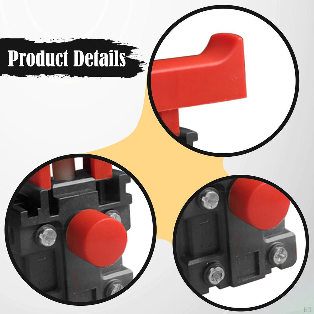 Electric Grass Trimmer Trigger Switch, Multipurpose, Easy to Install, Power Tool Accessory