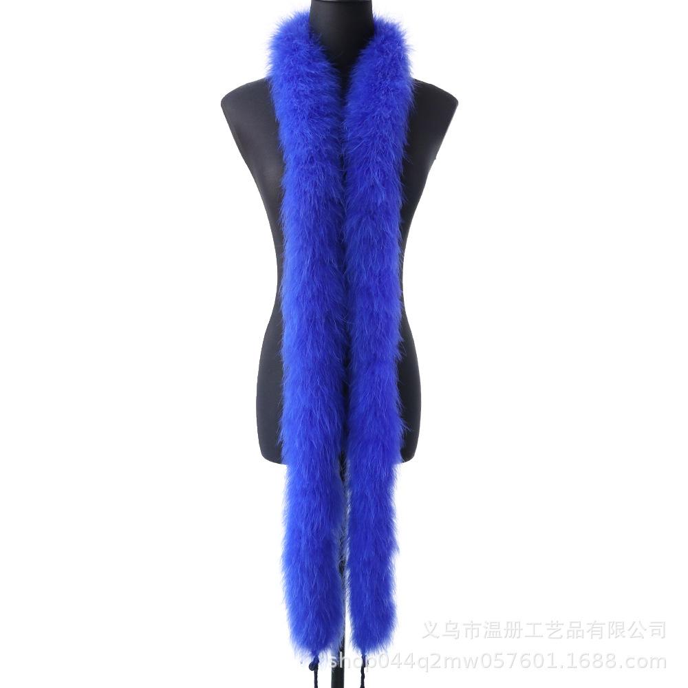 New Turkey Fur 50G Full Fleece Strips Fleece Thickened Scarf Stage Performance Materials Fleece Strips Accessories