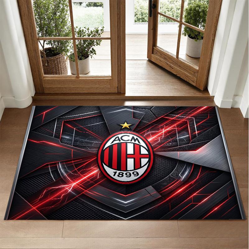 AC Milan Design Crystal Velvet Rug Soft Decorative Mat for Bedroom Entrance