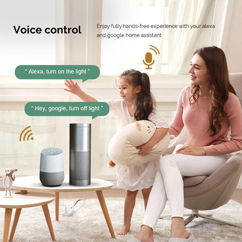 DIY Apple HomeKit EU Smart Switch Button Type 100-240V 1/2/3 Gang Smart Home Compatible with Alexa Google Home With Neutral