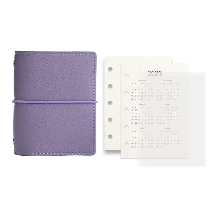 Refillable 5 Rings Binder Notebook with Refill Paper 5 Holes Leather Binder Covers Leather Binder Journal for Travel