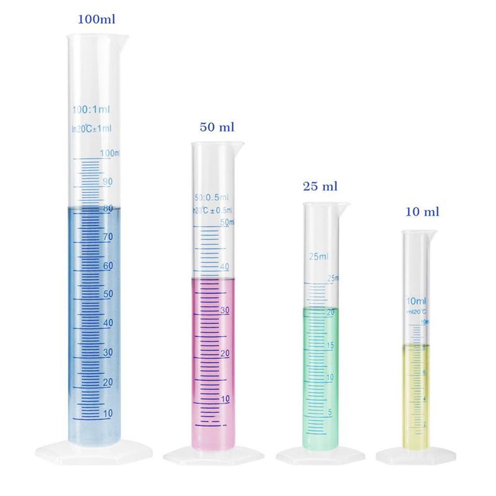 Transparent Plastic Measuring Cylinder Measuring Cylinder Graduated Tube Graduated Cylinder