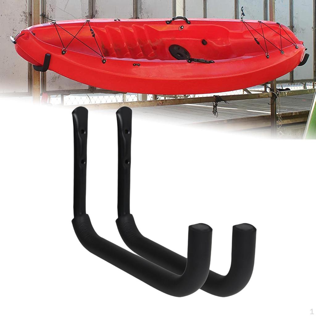 2Pcs Garage Kayak Storage Hooks, Racks Heavy Duty Wall Mounted Hangers, for