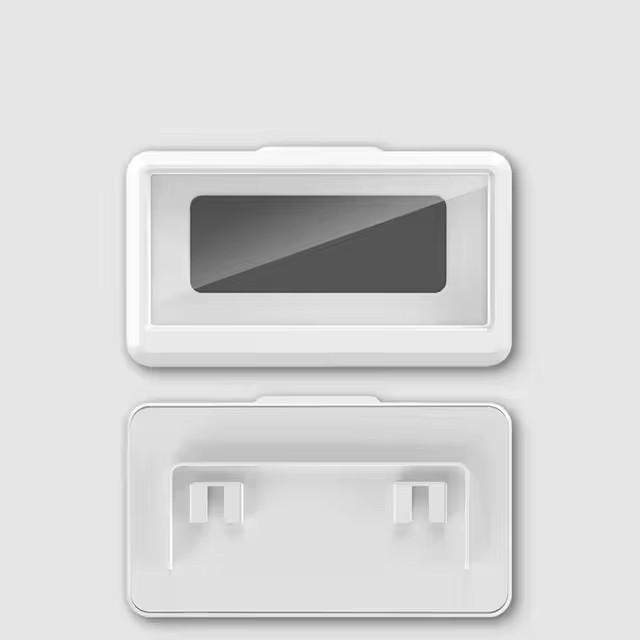 

Водонепроницаемый держатель для телефона для душа, регулируемый угол поворота, телескопический настенный держатель для телефона для ванной комнаты, кухни, кронштейн-подставка белый