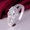 Fashion Heart Ring Love Women'S Ring Popular Simple Diamond Hand Jewelry