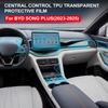 Pellicola Trasparente Anti-Graffio in TPU per Auto Pre-tagliata per Schermo Strumenti di Navigazione LHD RHD Per BYD Seal U/Sealion 6/Song Plus DM-i EV 2021-2025