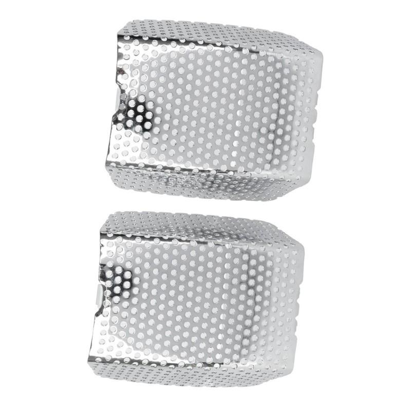 

For Touring Road King Electra Glide CVO Ultra Classic V-Rod Motorcycle Front Brake Caliper Inserts Set срібний