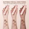 2Pcs Cream Bronzer Stick Smooth Blendable Face Contour Shading Stick Waterproof Long Lasting Natural Sun‑Kissed Bronzing Makeup For All Skin Tones