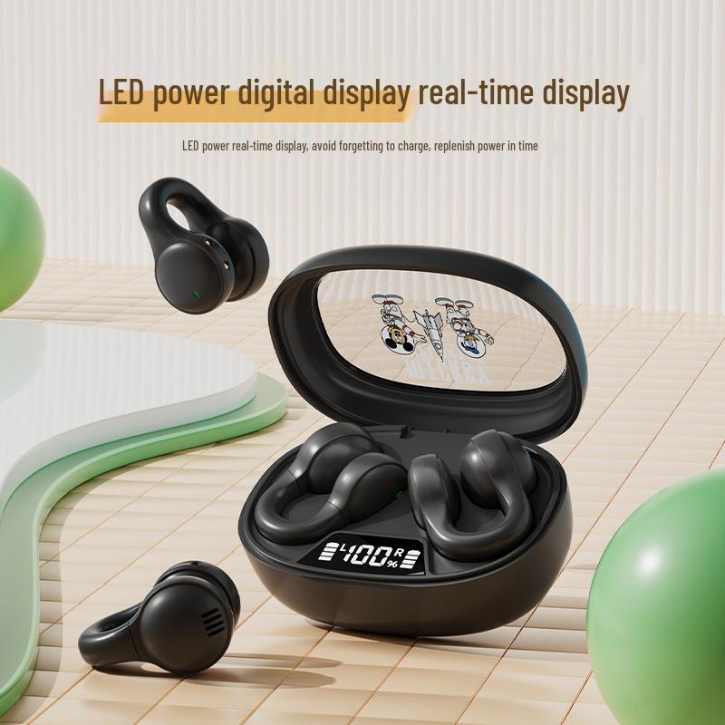 Disney Winnie the Pooh Wireless Bluetooth Earphones - Cartoon Mini, Half-in-Ear Design, Long Battery Life