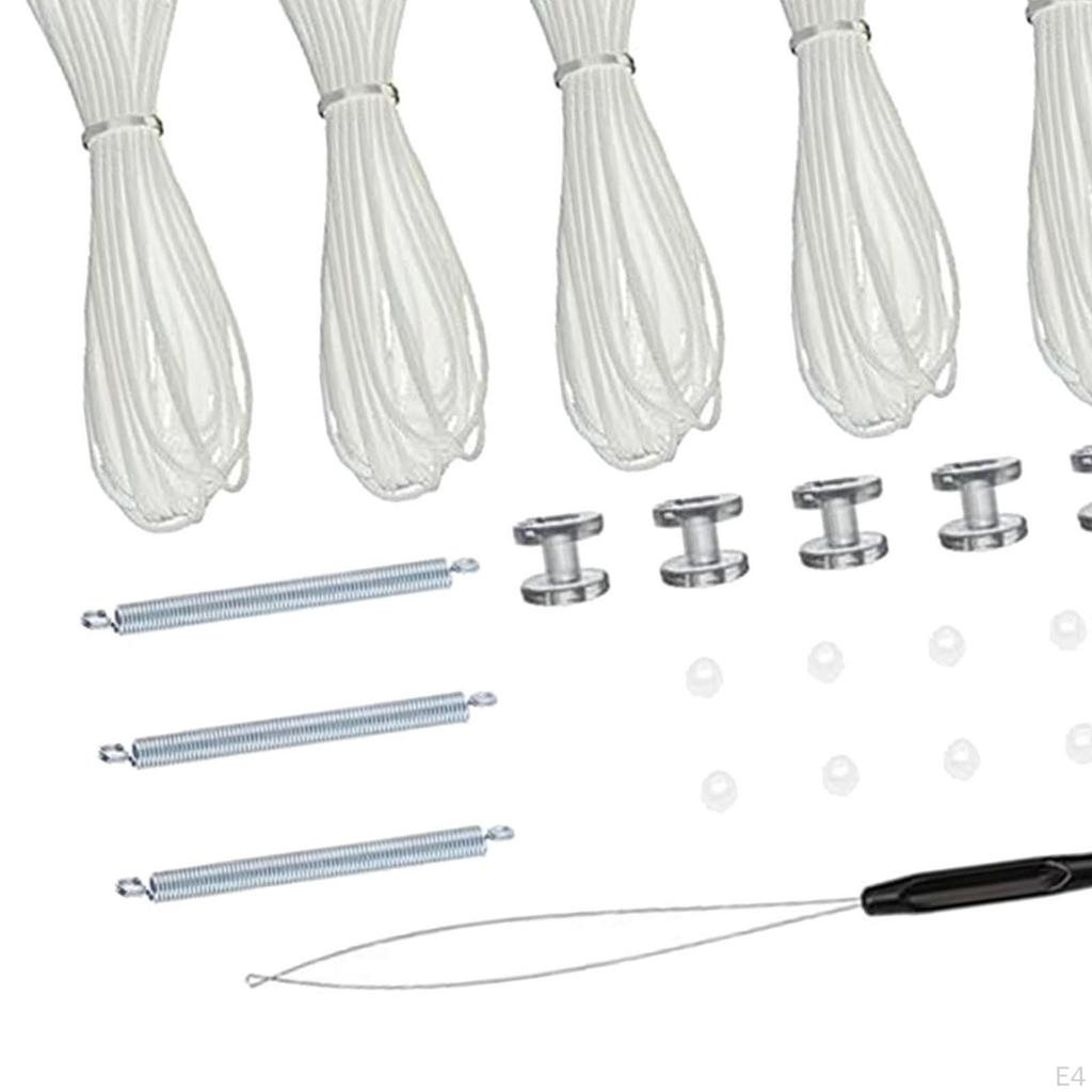 RV Pleated Shade Repair Kit Blind String First Aid Cord Bushings Retainers Cords Hardware