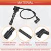 UXCELL 4pcs Car Spark Plug Coil Wires Ignition Coil Harness Cable 7mm Fit for Honda CR-V 1997-2001 L4 2.0L