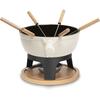Fondue en fonte émaillée - LA FONDERIE 1890 - MONT BLANC - 1,8 L - 6 personnes - Beige