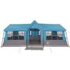 Family Tent with Roof Blue and Grey 622 x 295 x 238 cm