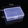Mini Plastic Box Rectangular Box Translucent Box Packing Box Storage Box Dustproof Solid Strong Jewelry Storage Case Container