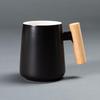 Creative Wooden Handle Ceramic Mug