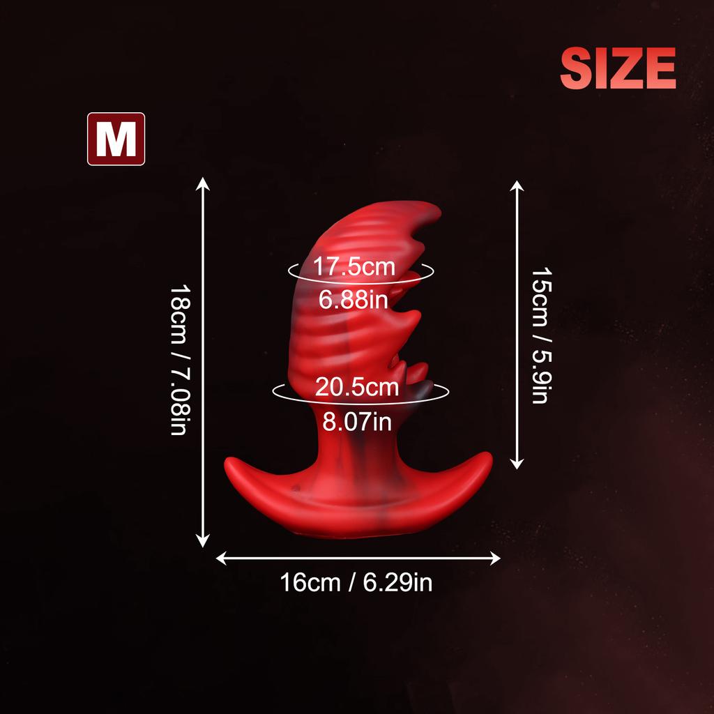 Wearable Huge ButtPlug Large Anal Plug G Spot Prostate Stimulation  Massage Anal Dilator Glitter Adult Sex Toys for Women & Men