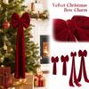Christmas Velvet Decoration for Tree, Wreath and Gift Wrapping