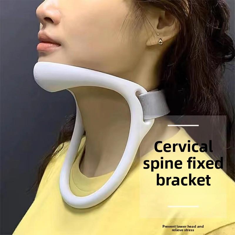 Adjustable Anti-Slouch Neck Brace – Ergonomic PP Support Collar for Posture Correction, Office & Travel Use