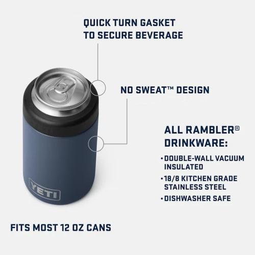 YETI Rambler 12oz Colster Can Insulator for Standard Size Cans, Key Lime (No Filling)