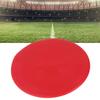 10 Stück Sport Bodenmarkierungen Flache Scheibenmarkierungen Helle Farbe Flache Feld Bodenmarkierungen für Tennis Fußball Training Rot