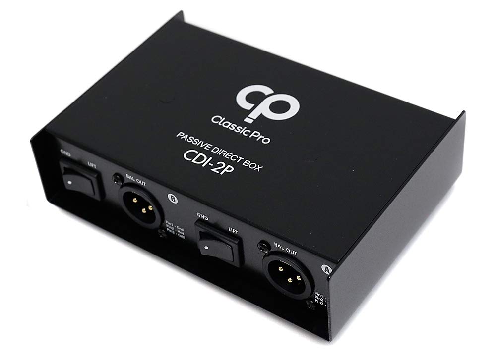 CLASSIC PRO CDI-2P Stereo Direct Box