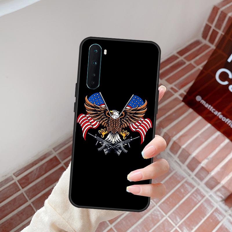 American USA Flag Eagle Case For OnePlus 15 13 12 11 13T 13R 12R 10R 10T 8T OnePlus Nord 5 CE 3 4 Lite N20 N30 Cover