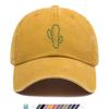 Pc Cactus Print Trucker Hat  QuickDry Breathable Unisex Cap with Cactus  Buckle Closure Lightweight Suitable for Outdoor Sp