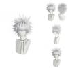 Hunterxhunter Cosplay-Perücke aus Hochtemperaturseide für Rollenspiele und Kostümveranstaltungen