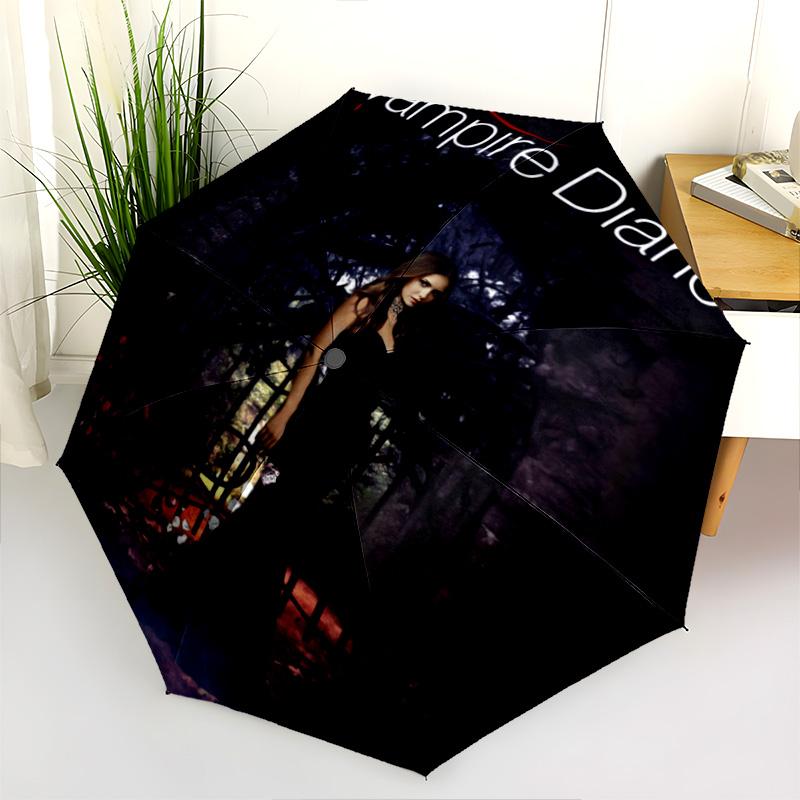 Vampire Diaries Originals Folding Umbrella Travel Durable Travel Umbrella Umbrella Light