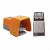 Foot Switch NonSlip Design Pedal Shiny Alloy Contacts Industrial Power for
