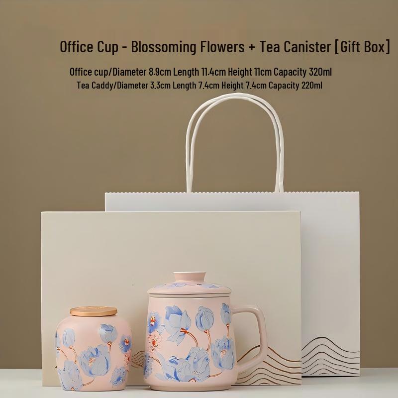 Shangqi Ceramic Tea Separation Mug Gift Set