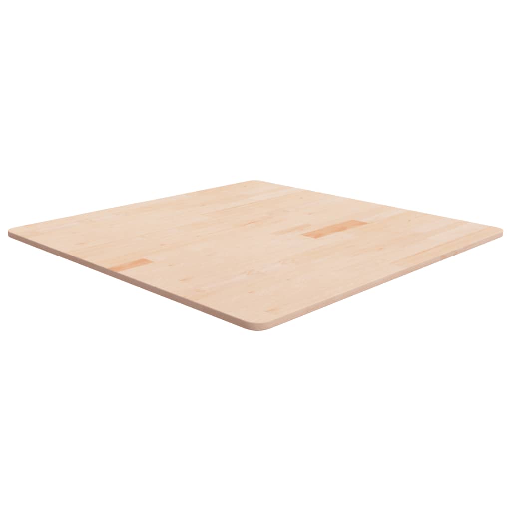 Vidaxl Square Tabletop, 90X90X1.5 Cm, Raw Oak Wood