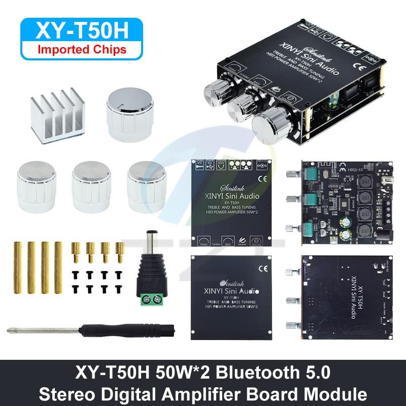 XY-T50H XY-T50L TPA3116D2 2x50W Bluetooth 5.0 Subwoofer HIFI Speaker Dual Channel Digital Audio Power Amplifie Board Stereo AMP