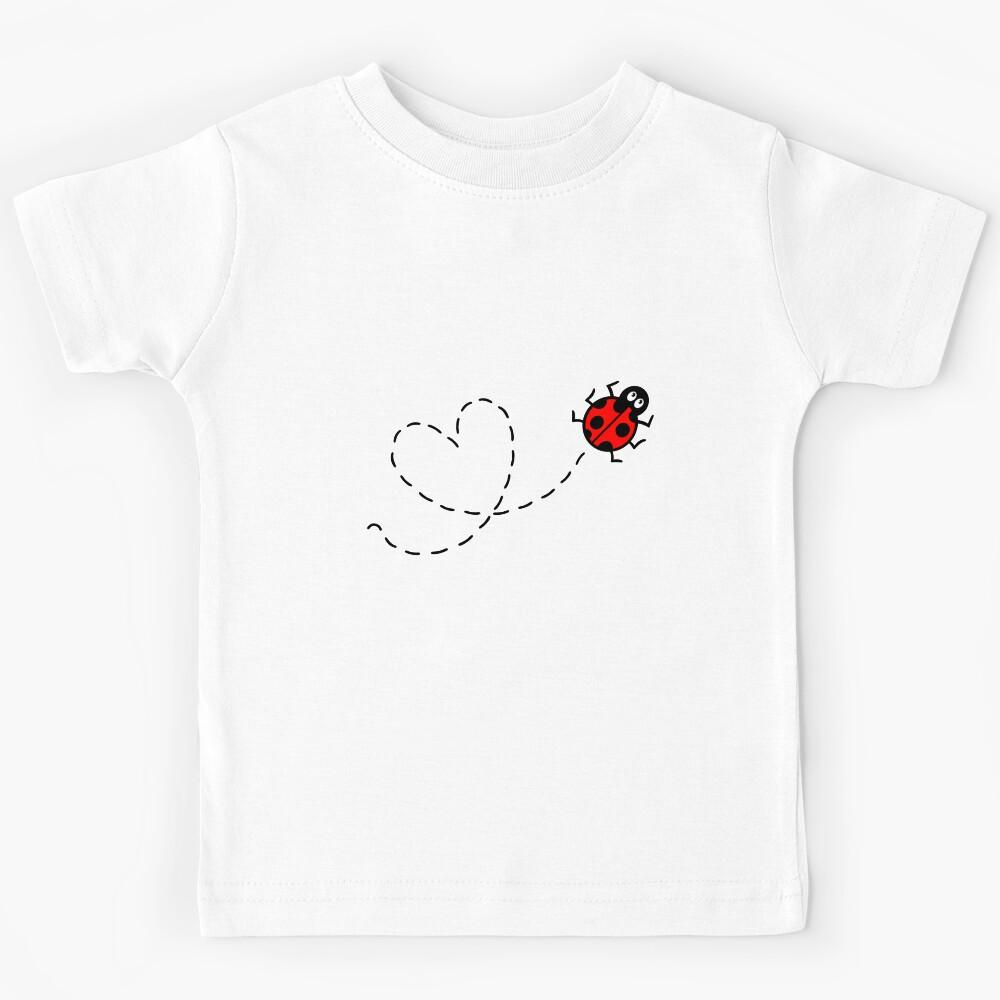 Ladybird Heart 1 Kids T-Shirt 150