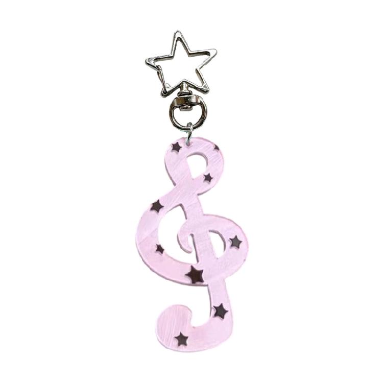 Portachiavi Creativo a Tema Musicale Gioiello Leggero Decorazione da Appendere per Uso Quotidiano o Regalo