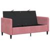 Storage Sofa In Pink 152 X 78 X 87 Cm Polyester