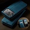 CaseMe For iPhone 17 Air/17Pro Max/17E Luxury Retro Magnetic PU Leather Shockproof Card Holder Pocket Cover For iPhone17Pro