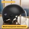 Lightweight Motorcycle Hat Portable Half Head Cap For Motorcycles Electric Motorcycle Supplies Half Face Cycling Hats For Men