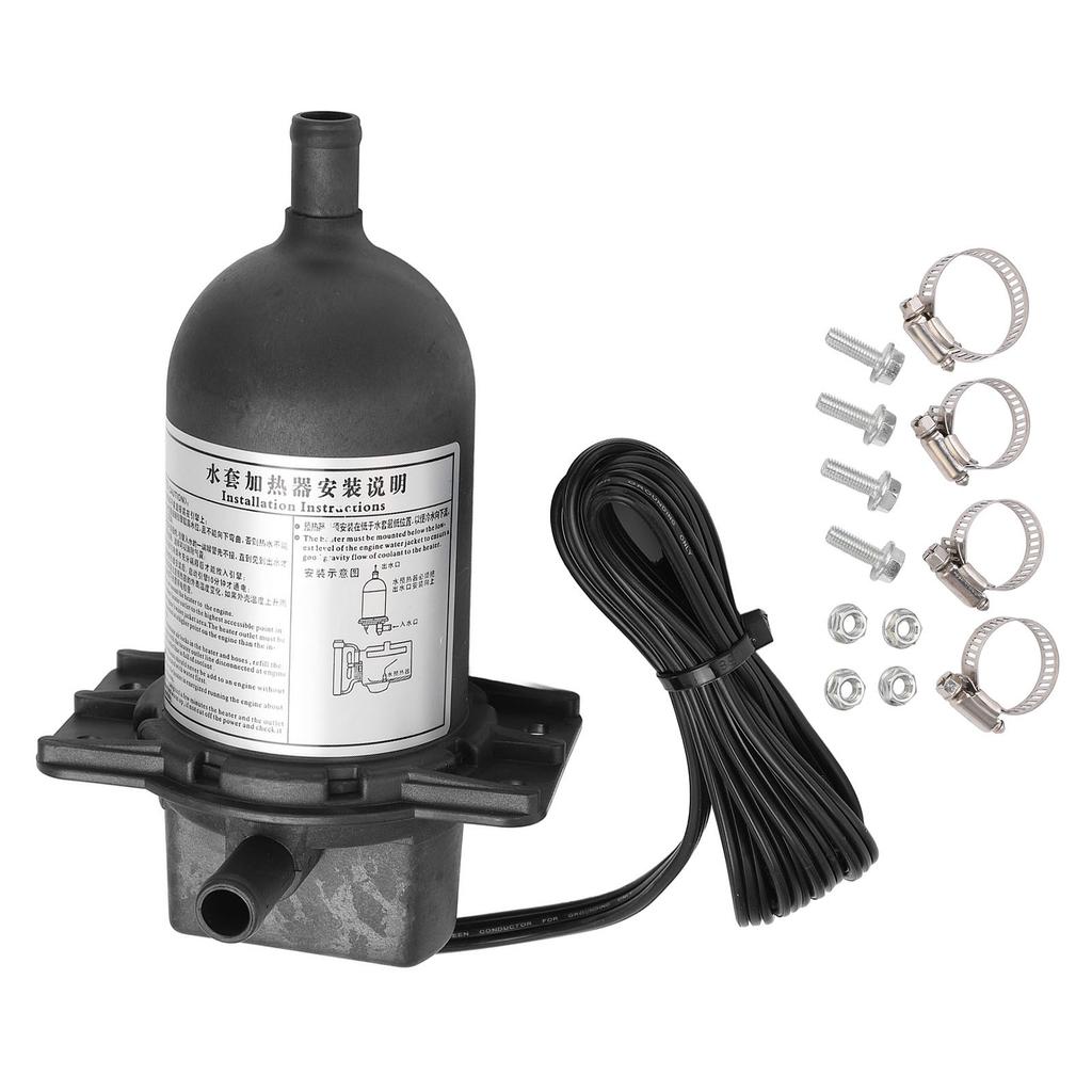 Motorvattenmantelvärmare 1500W 6.3A IP54 Låg värmeförlust Universell Självcirkulation Dieselgenerator Kylvärmare 240V