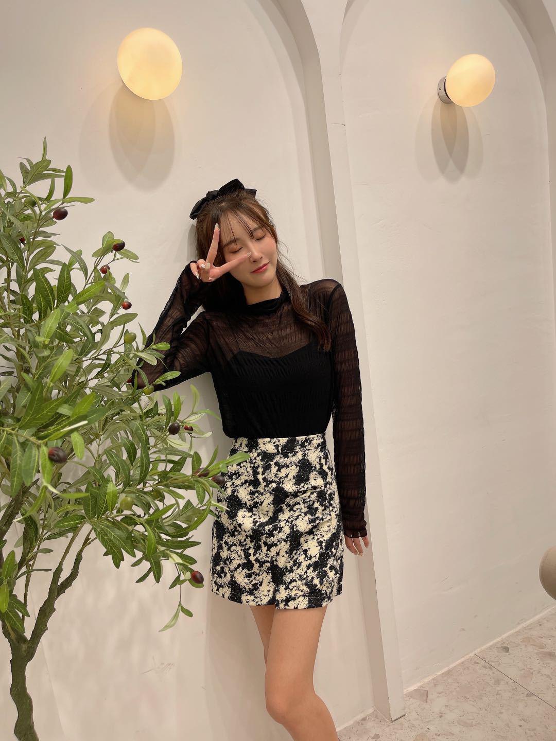 

Элегантная шифоновая блузка на кружевной основе - Женский осенний топ высокого класса однотонного цвета с дизайном воротника-стойки One Size чёрный