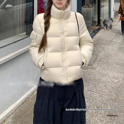 2025 Winter European Style Soft Stand-Up Collar White Duck Down Jacket