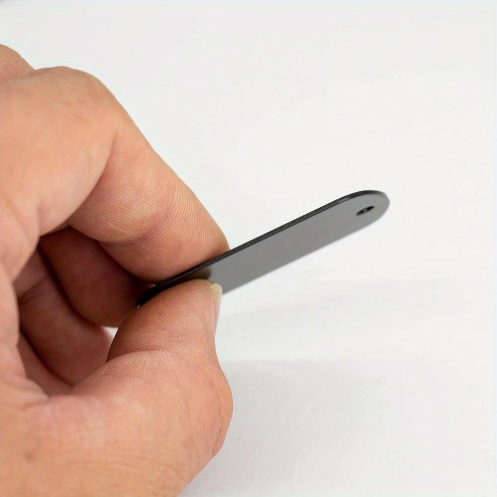 25pcs Stamping Blank Dog Tags - Black Anodized Aluminum Engraving Blanks, Metal Tags for Personalized Engraving