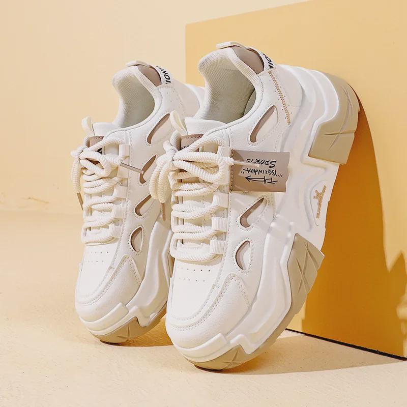 

Женские стильные легкие кроссовки на платформе C-5501 — тренд весны и осени 2025 года 38