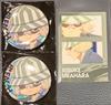 [USED] Kisuke Urahara BLEACH Amo Crepe Can Badge Bonus Card