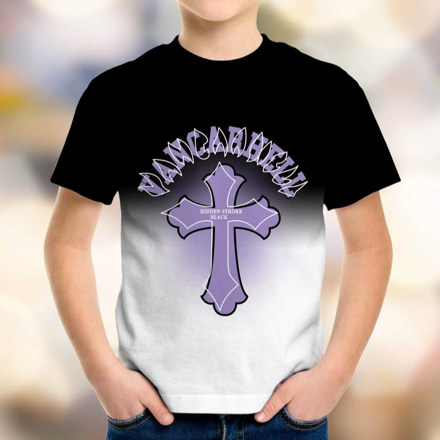 4-15 Years Old T Shirts Letters Comfortable Polyester Girls Children Long Sleeve T-Shirt Cartoon 3D Printed T Shirt Kids Clothing